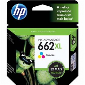 Cartucho de Tinta HP 662XL Colorido